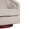 Flash Furniture Dean Club Style Commercial Barrel Accent Armchair Metal Base, Cream Fabric Upholstery BS-AC22-064-CRM-GG - alternate 6